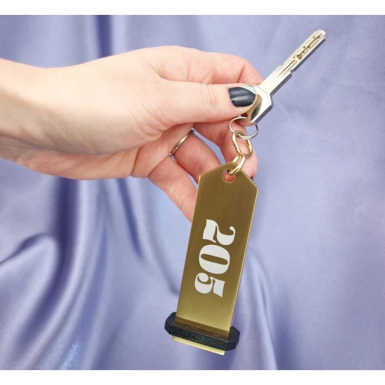 Golden Hotel Keychain - SENATOR