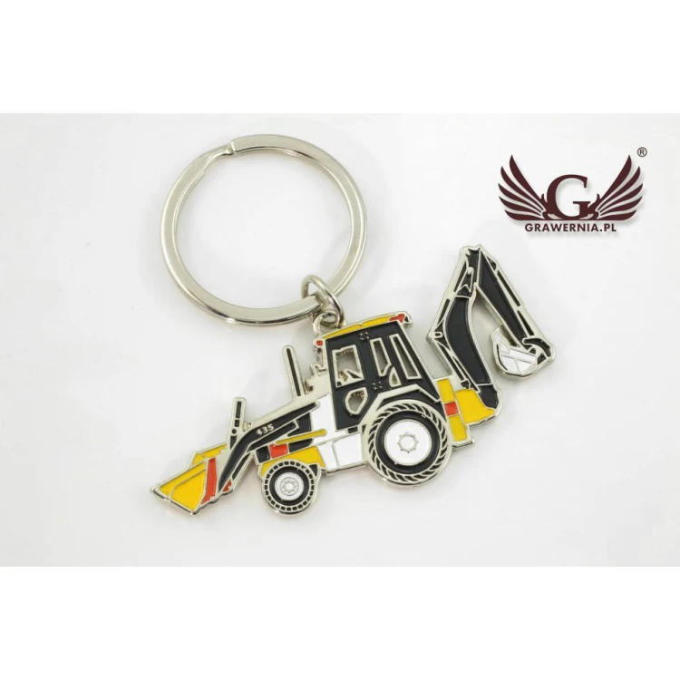 KEYCHAIN Excavator - with your engraving - BP40