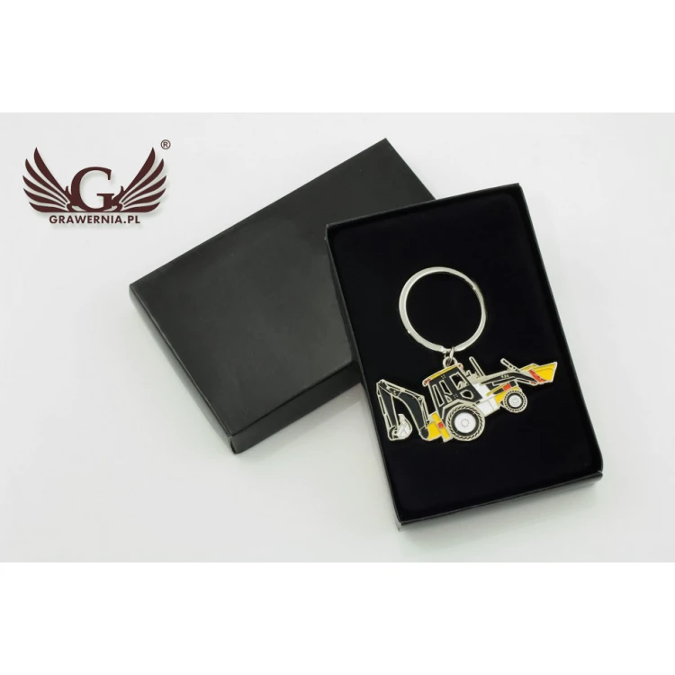 KEYCHAIN Excavator - with your engraving - BP40
