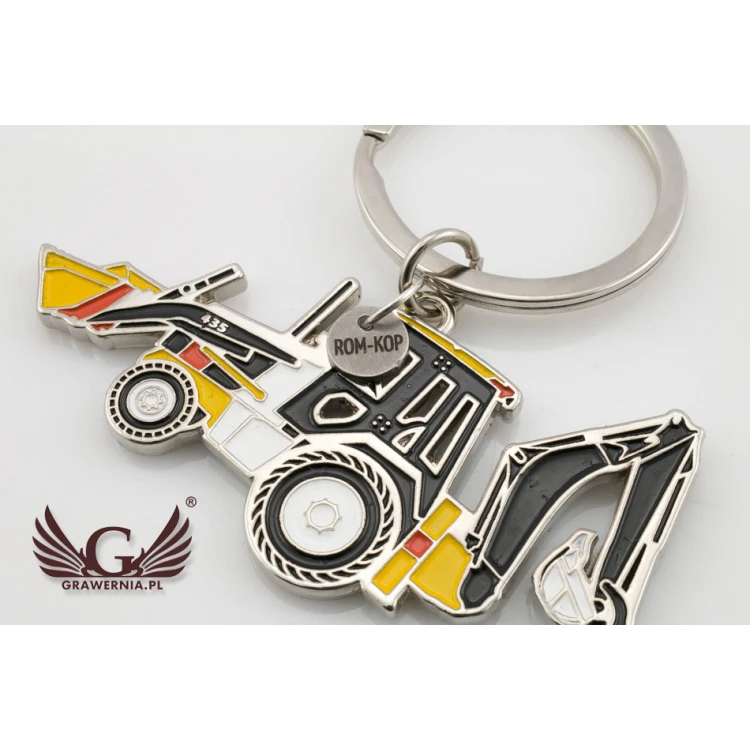 KEYCHAIN Excavator - with your engraving - BP40