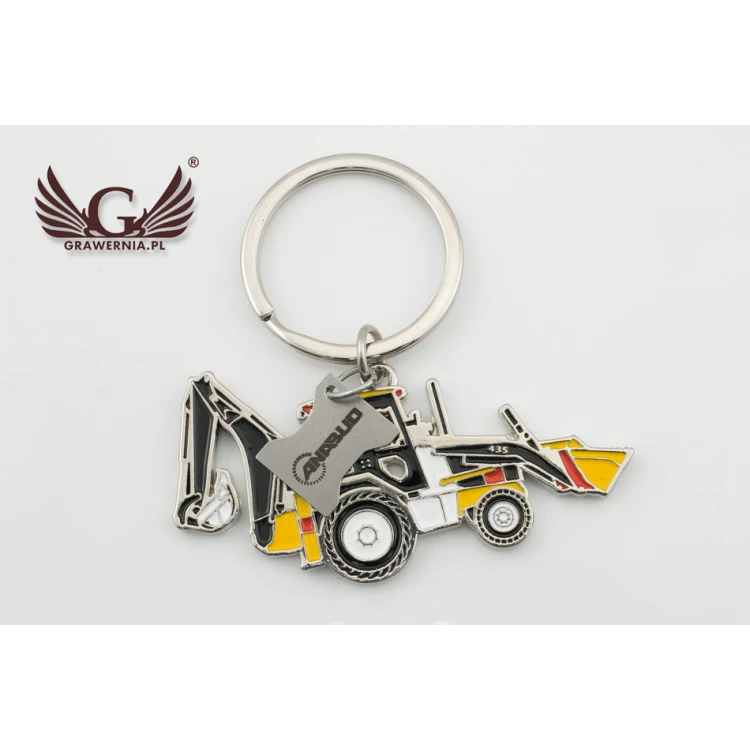 KEYCHAIN Excavator - with your engraving - BP40