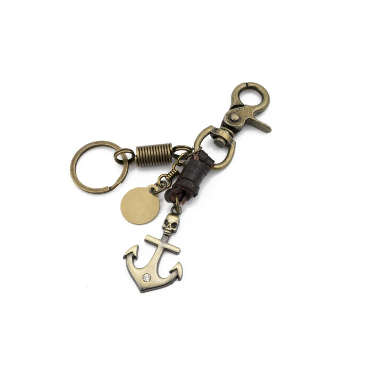 Vintage Anchor Keychain - with Your Engraving - BP108
