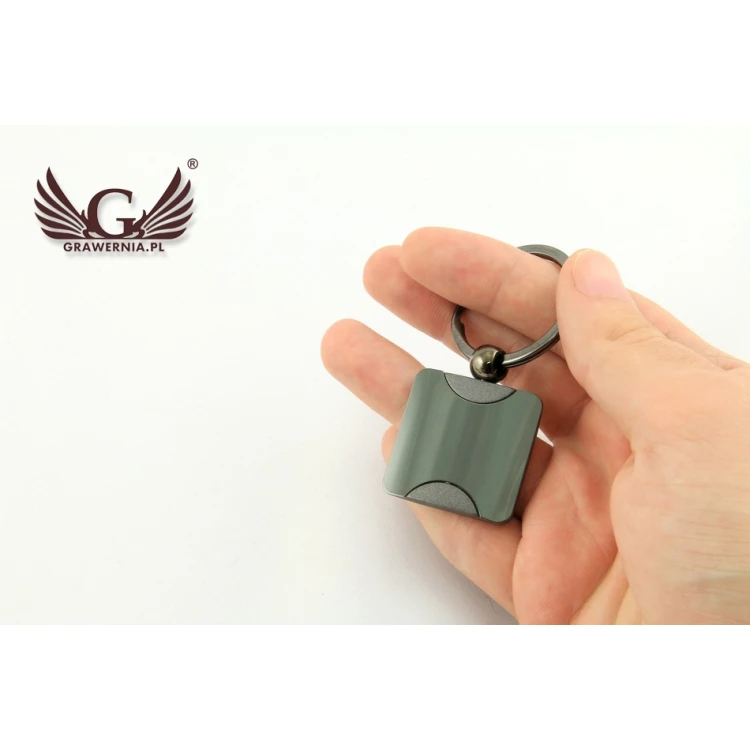 SQUARE KEYCHAIN - with your engraving - BP23