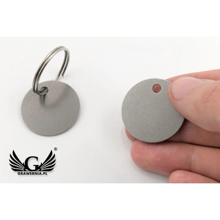 Metal Keychain - DORA Steel 1mm thick - size: 30x30mm - BM035