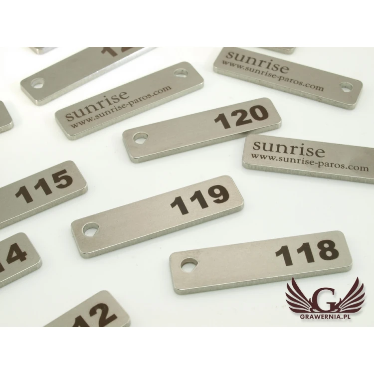 Hotel Keychain - HENRY 2mm Steel - BM016