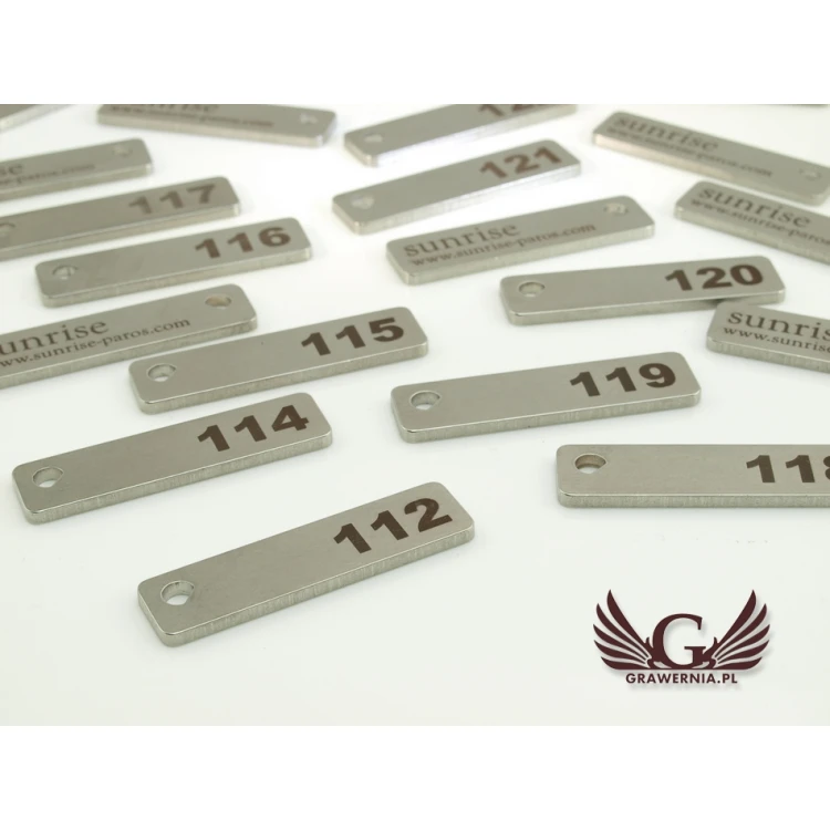 Hotel Keychain - HENRY 2mm Steel - BM016