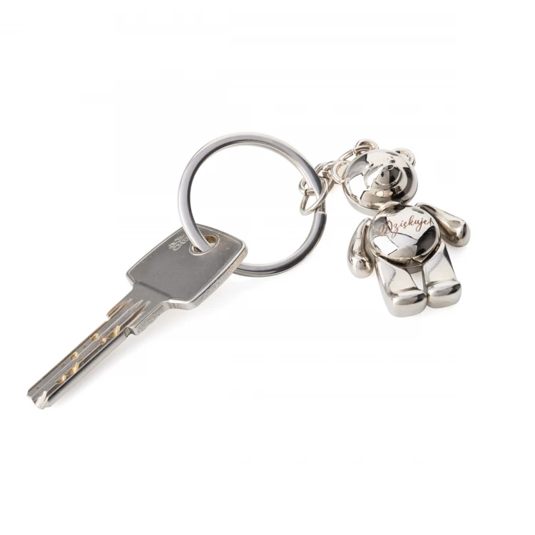 METAL BEAR KEYCHAIN - with your engraving - BP38