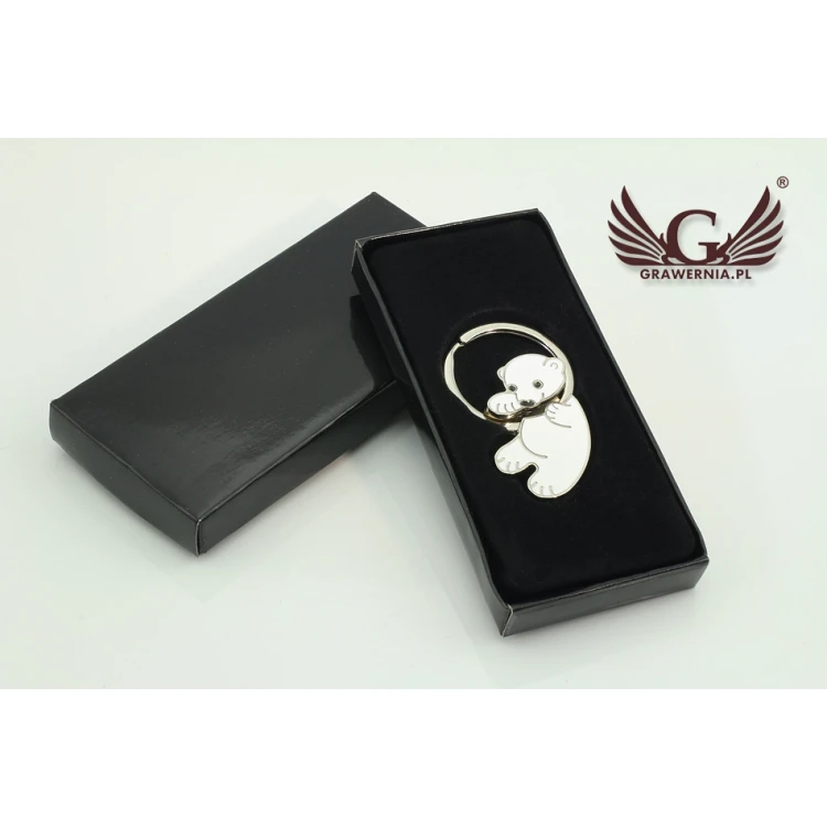 BEAR KEYCHAIN - with your engraving - BP3