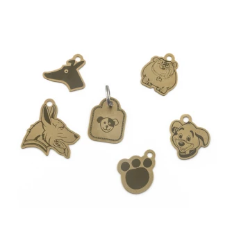 Brass Dog Tag with Engraving - BDZ017