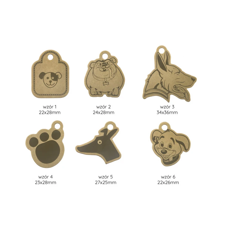 Brass Dog Tag with Engraving - BDZ017