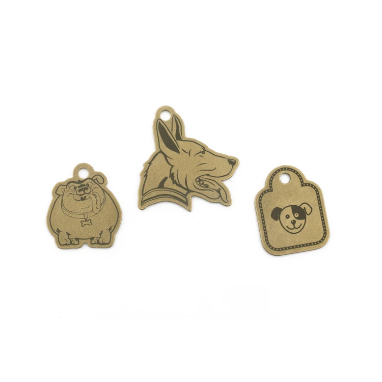Brass Dog Tag with Engraving - BDZ017