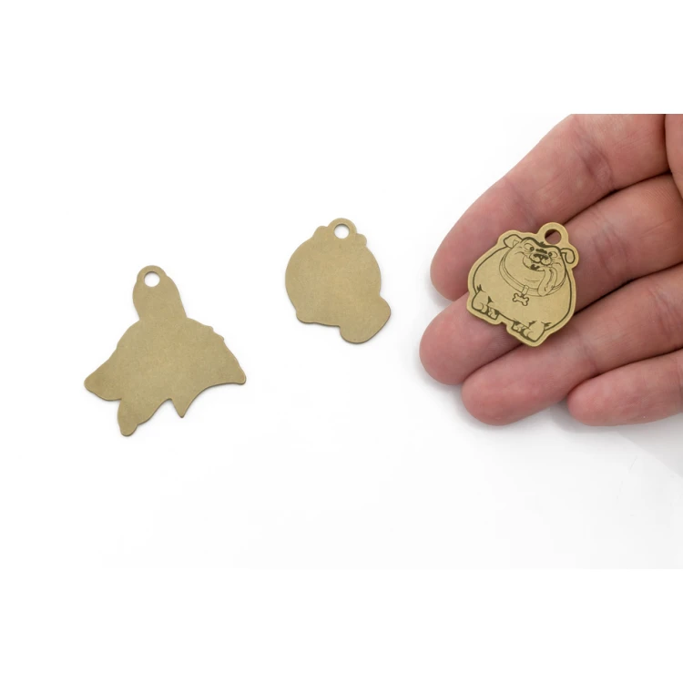 Brass Dog Tag with Engraving - BDZ017