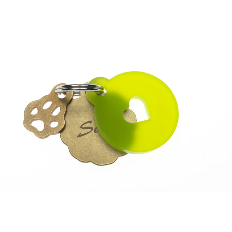 Premium Pet Tag - Keychain for Dog and Cat with Your Engraving - BDZ020