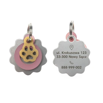 ID Tag - Premium Keychain for Dog and Cat with Your Engraving - BDZ021