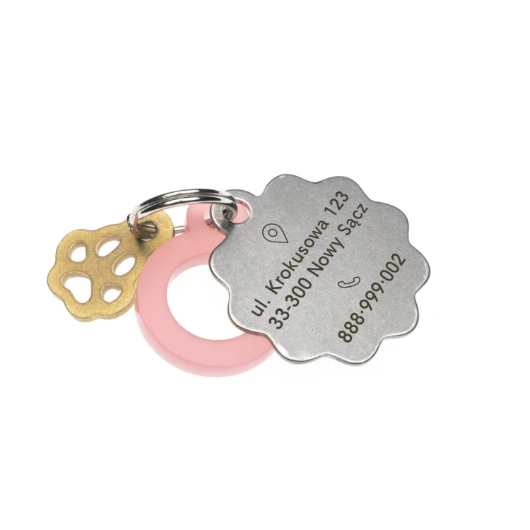 ID Tag - Premium Keychain for Dog and Cat with Your Engraving - BDZ021