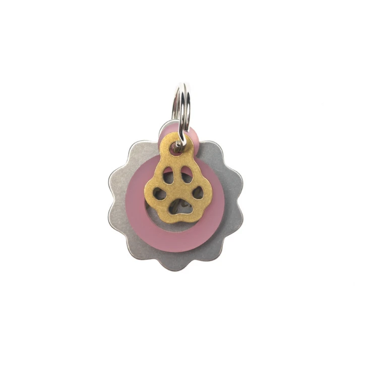 ID Tag - Premium Keychain for Dog and Cat with Your Engraving - BDZ021