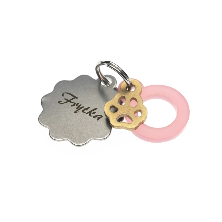 ID Tag - Premium Keychain for Dog and Cat with Your Engraving - BDZ021