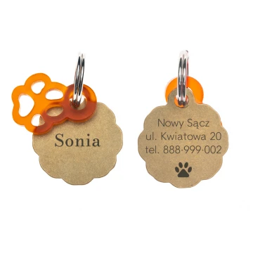ID Tag - Premium Keychain for Dog and Cat with Your Engraving - BDZ028