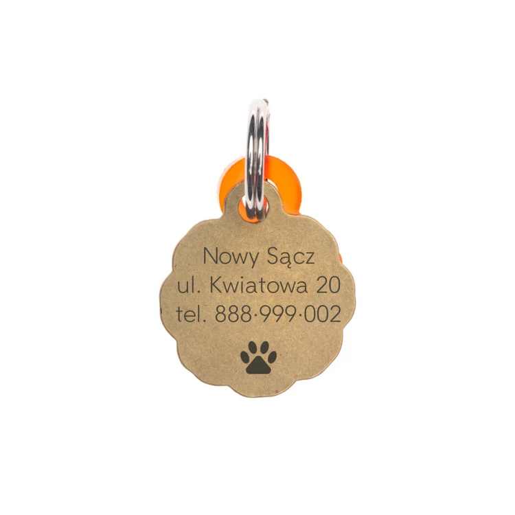 ID Tag - Premium Keychain for Dog and Cat with Your Engraving - BDZ028