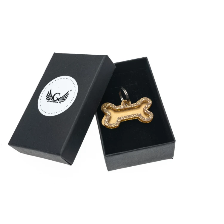 ID Tag - Premium Keyring for Dog and Cat with Your Engraving - BDZ031