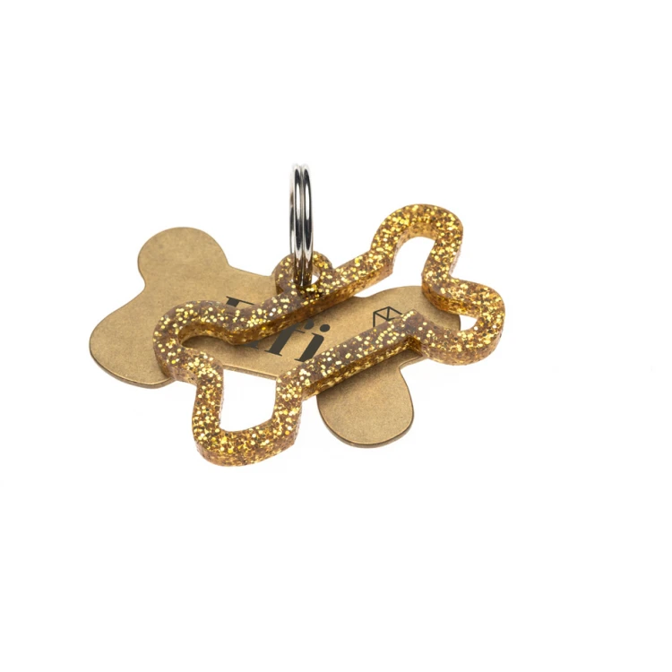 ID Tag - Premium Keyring for Dog and Cat with Your Engraving - BDZ031