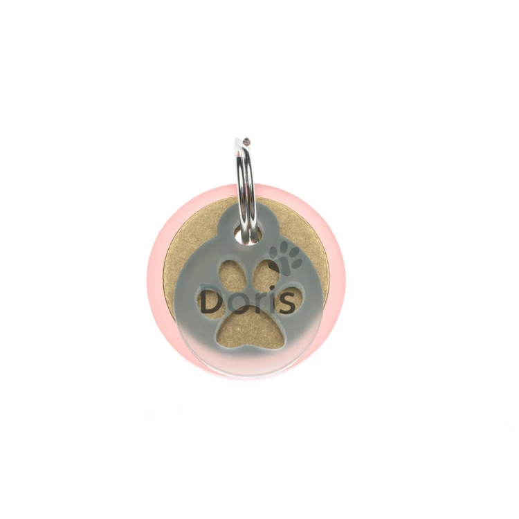 ID Tag - Premium Keychain for Dog and Cat with Your Engraving - BDZ035