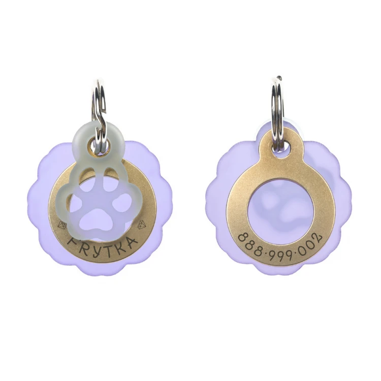 ID Tag - Premium Keychain for Dog and Cat with Your Engraving - BDZ036