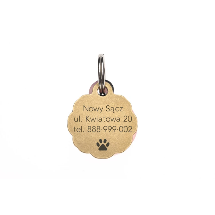 ID Tag - Premium Keychain for Dog and Cat with Your Engraving - BDZ047