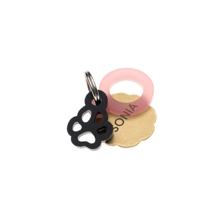 ID Tag - Premium Keychain for Dog and Cat with Your Engraving - BDZ047