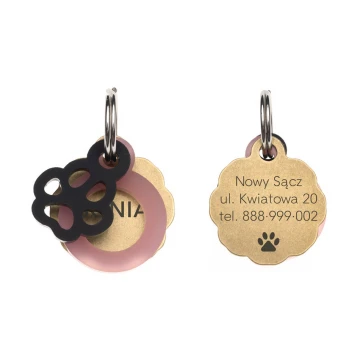 ID Tag - Premium Keychain for Dog and Cat with Your Engraving - BDZ047