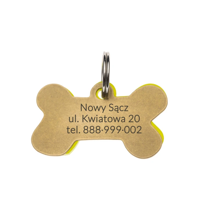 ID Tag - Premium Keychain for Dog and Cat with Your Engraving - BDZ049