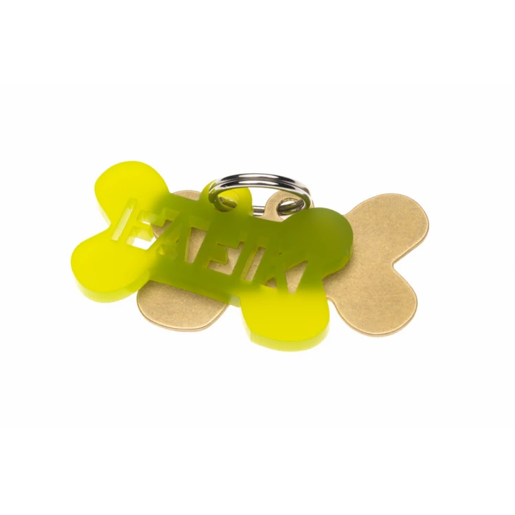 ID Tag - Premium Keychain for Dog and Cat with Your Engraving - BDZ049