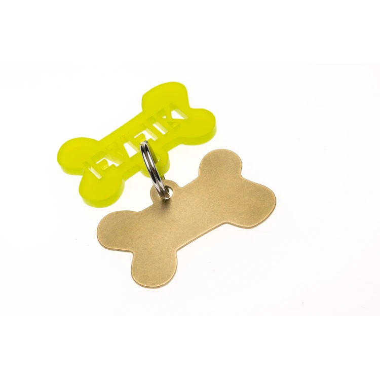 ID Tag - Premium Keychain for Dog and Cat with Your Engraving - BDZ049