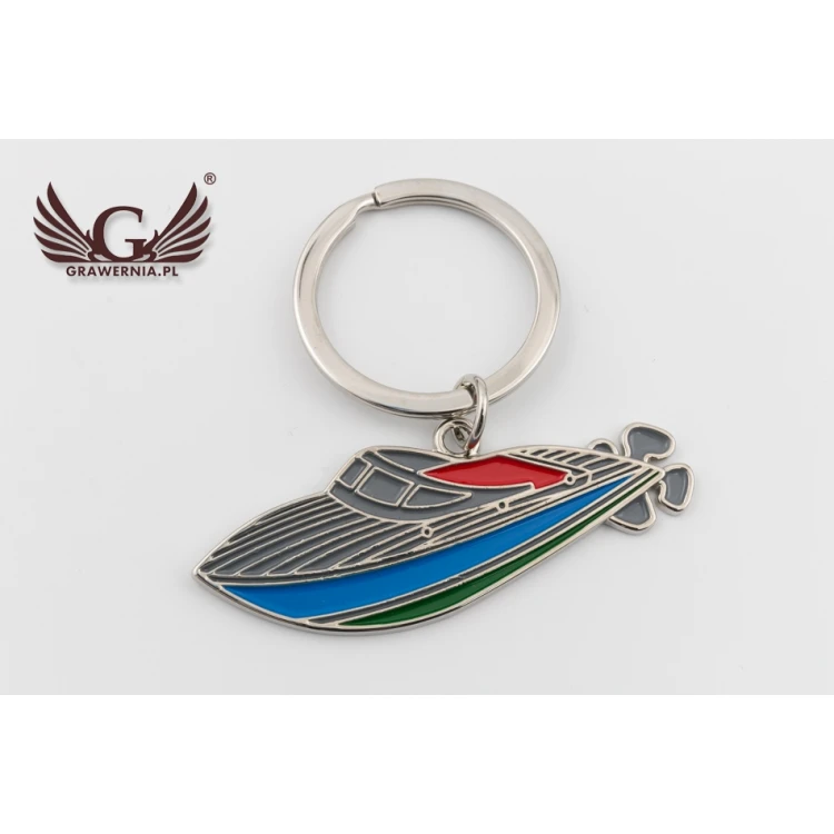 SPEEDBOAT Keyring - with Your Engraving - BP68
