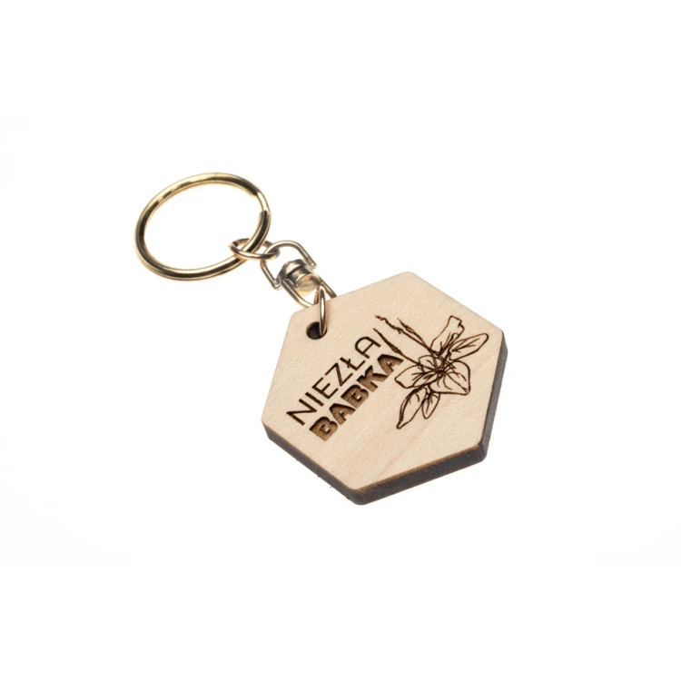 Pretty Cool Grandma - Solid Maple Wood Keychain - Custom Engraving - BP165