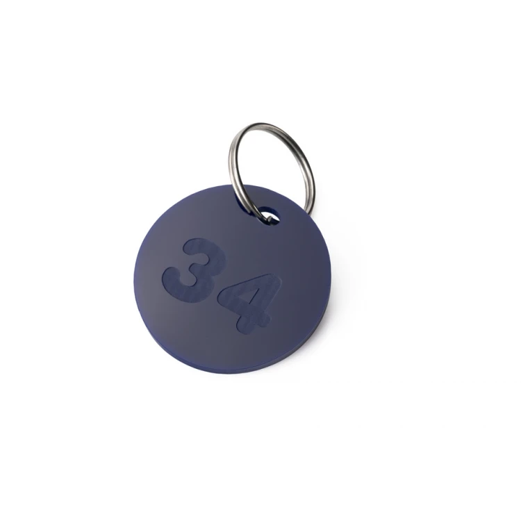Round Keychain made of Colorful Plexi (Double-Sided Engraving) - BA031
