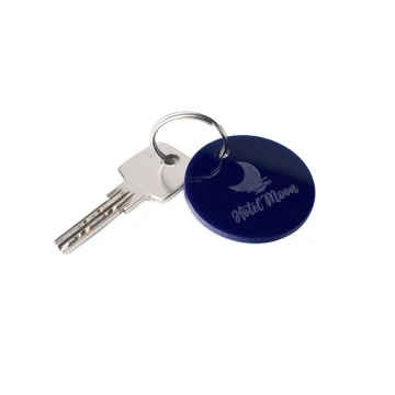 Round Keychain made of Colorful Plexi (Double-Sided Engraving) - BA031