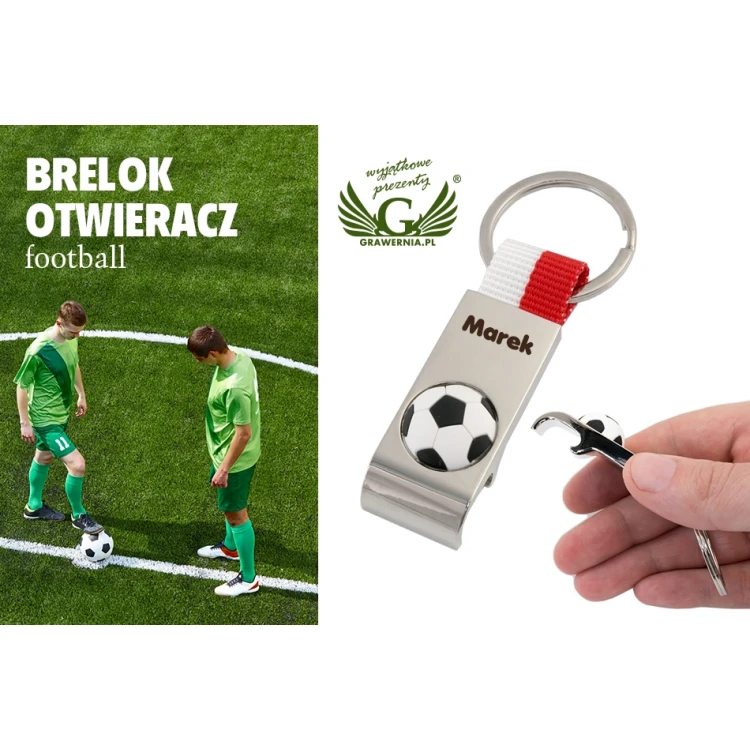 FOOTBALL KEYCHAIN OPENER - with any engraving - BP170