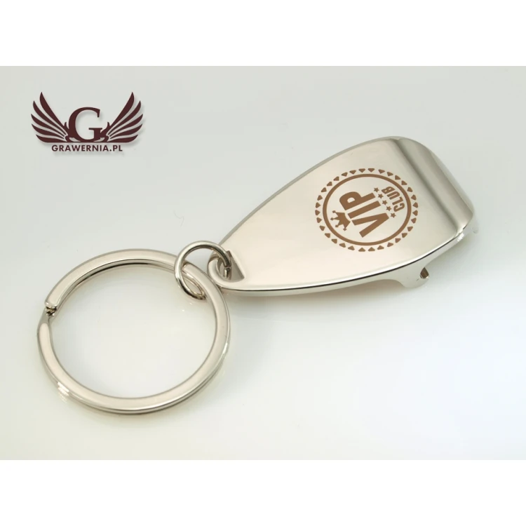 KEYCHAIN BOTTLE OPENER - metal with any engraving