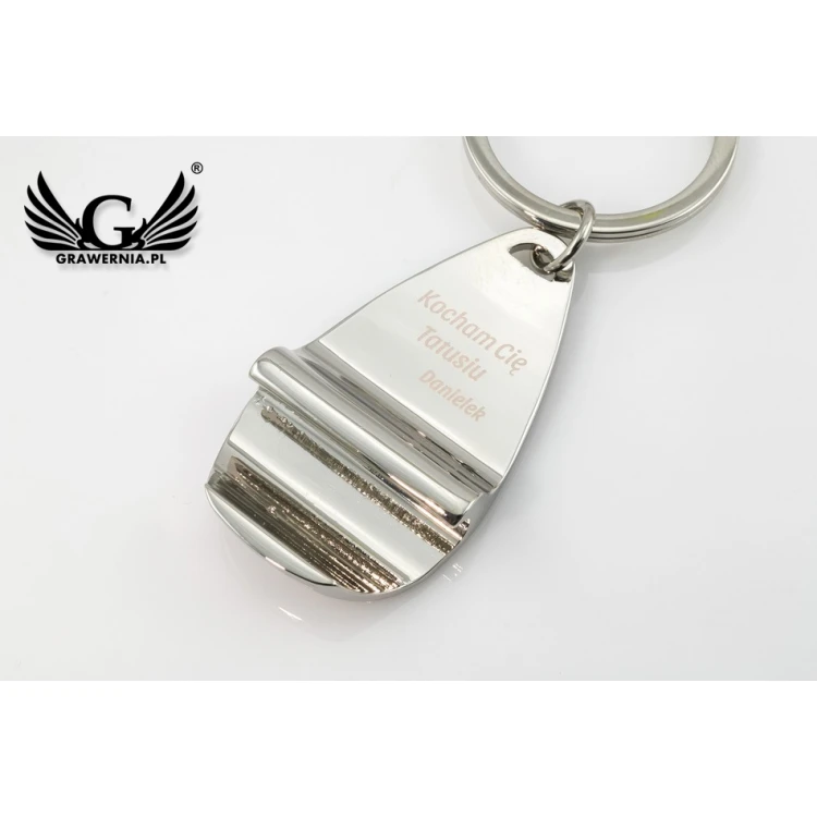 KEYCHAIN BOTTLE OPENER - metal with any engraving