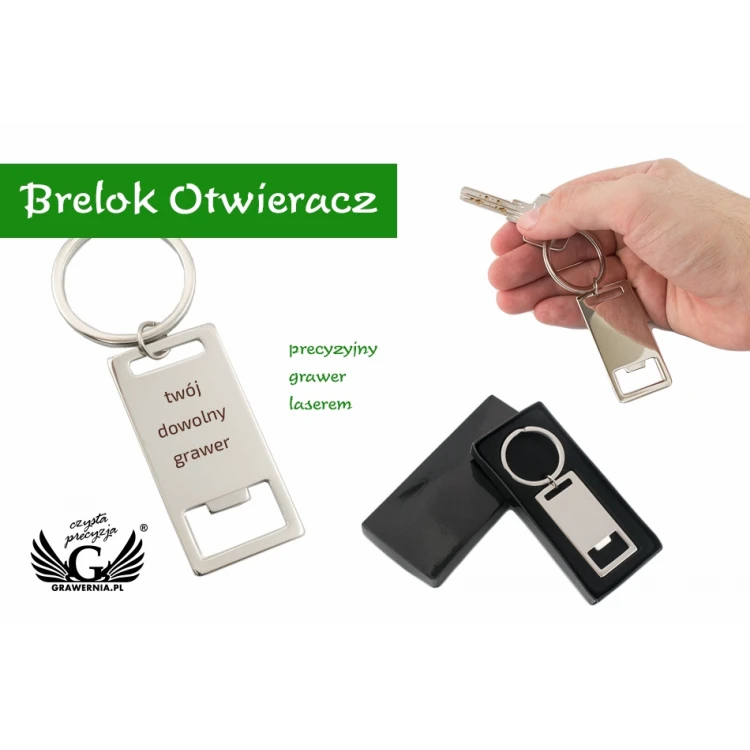 PABLO KEYCHAIN OPENER - with any engraving - BP87