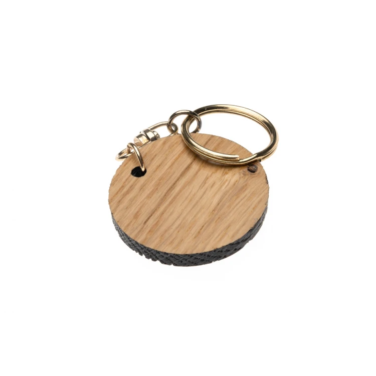 Fern Keychain - Solid Oak Wood - Custom Engraving - BP162