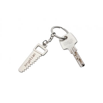 SAW KEYCHAIN - metal with any engraving