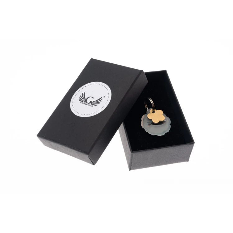 ID Tag - Premium Keyring for Dog and Cat with Your Engraving - BDZ040
