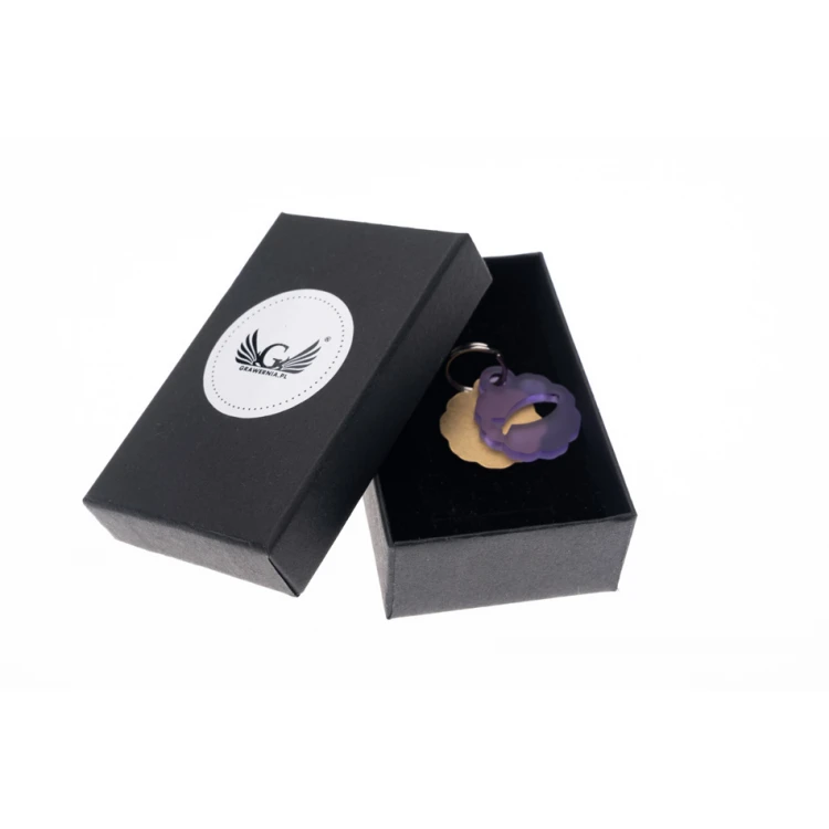 Address Tag - Premium Keyring for Dog and Cat with Your Engraving - BDZ039