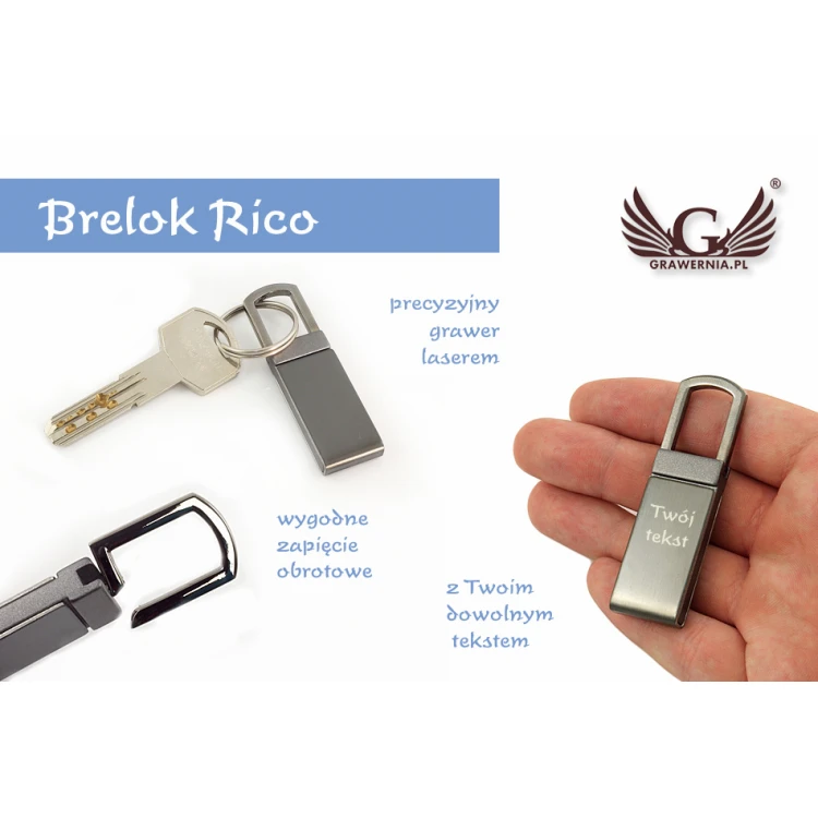 RICO KEYCHAIN - with your engraving - BP17