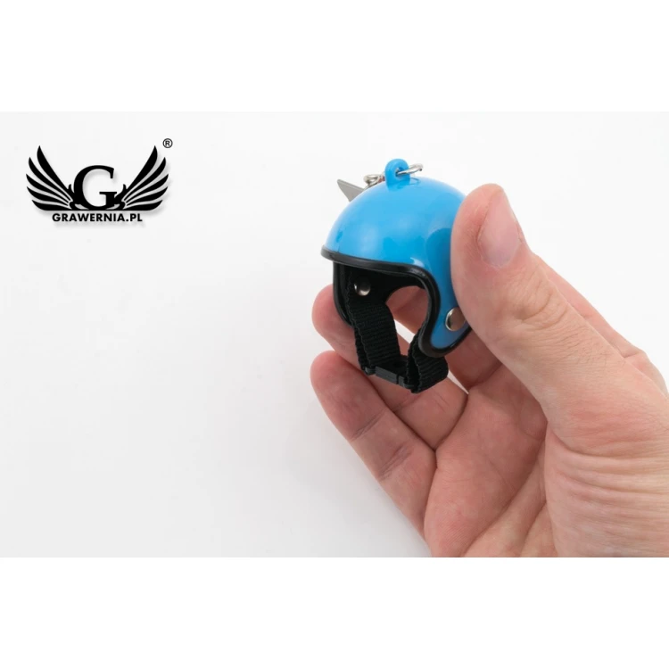 Rider Keychain - Helmet with any engraving - BP118