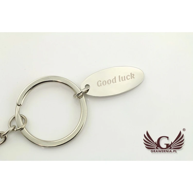 AIRPLANE KEYCHAIN - metal with any engraving - BP61