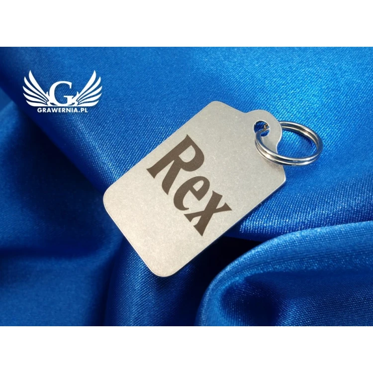 Steel Pet Tag - B1 - Double-Sided Engraved