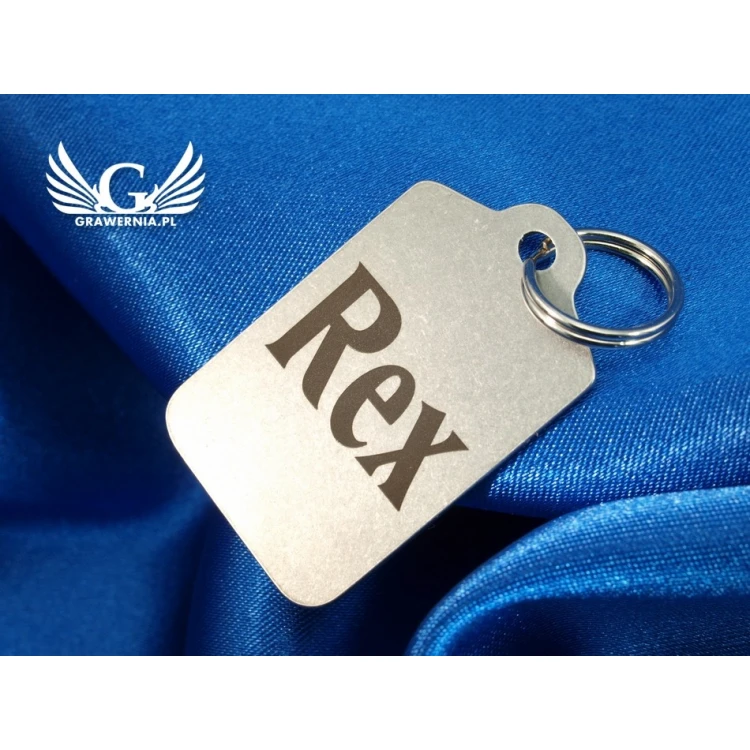 Steel Pet Tag - B1 - Double-Sided Engraved